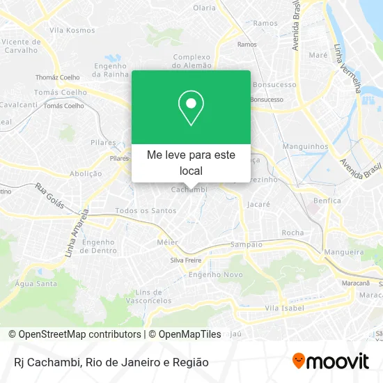 Rj Cachambi mapa