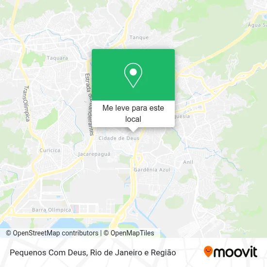 Pequenos Com Deus mapa