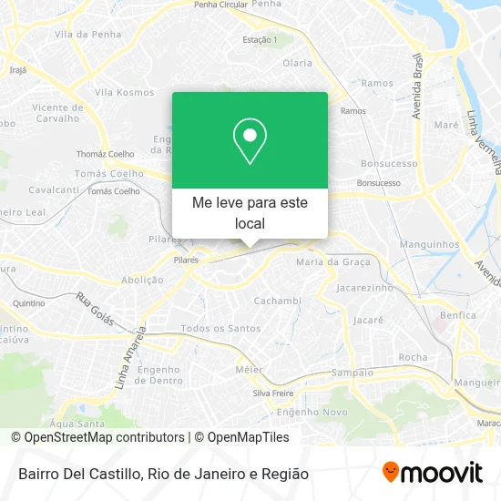 Bairro Del Castillo mapa