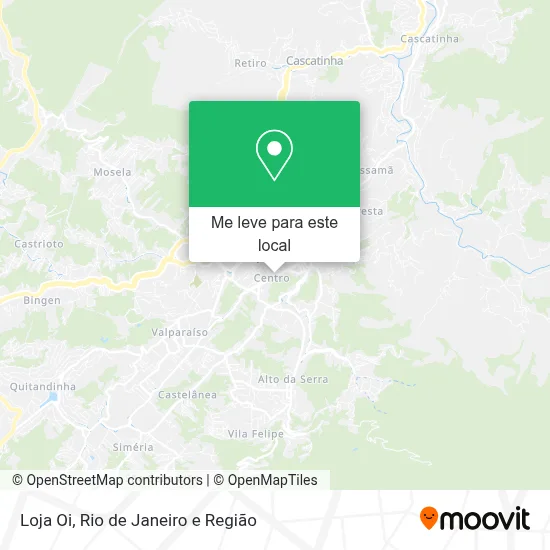 Loja Oi mapa