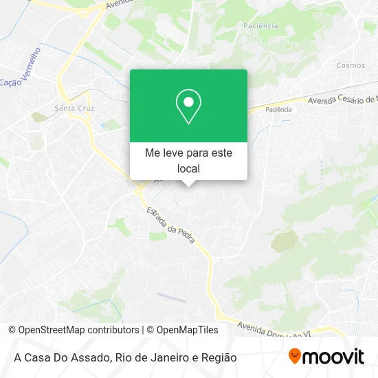 A Casa Do Assado mapa