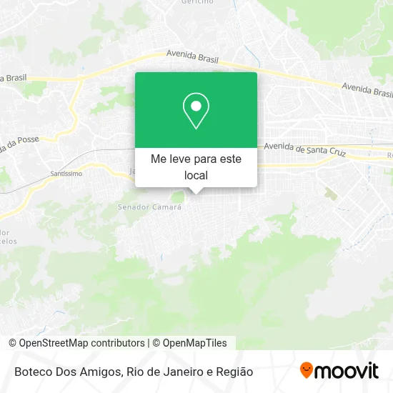 Boteco Dos Amigos mapa