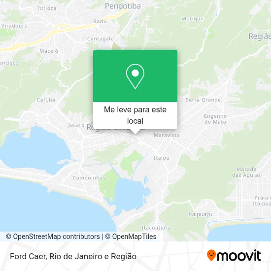 Ford Caer mapa