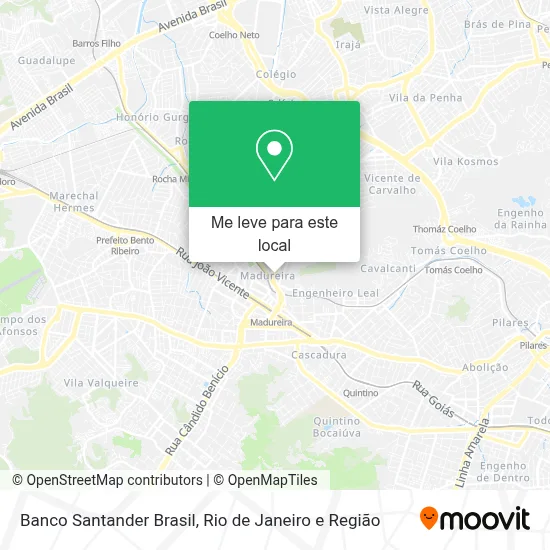 Banco Santander Brasil mapa