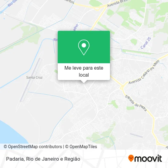 Padaria mapa