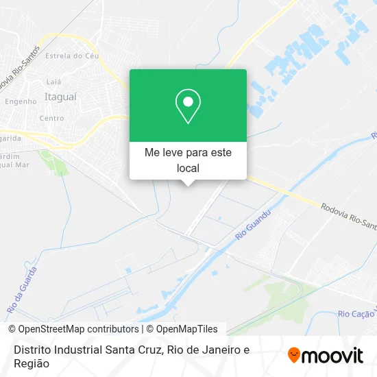 Distrito Industrial Santa Cruz mapa