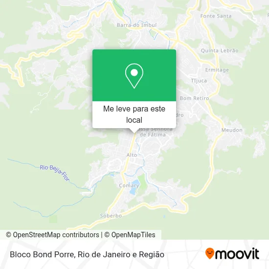 Bloco Bond Porre mapa