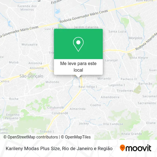 Karileny Modas Plus Size mapa