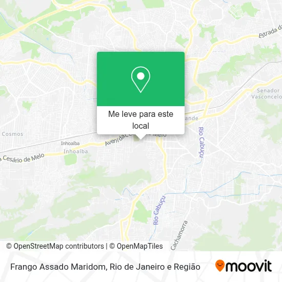 Frango Assado Maridom mapa