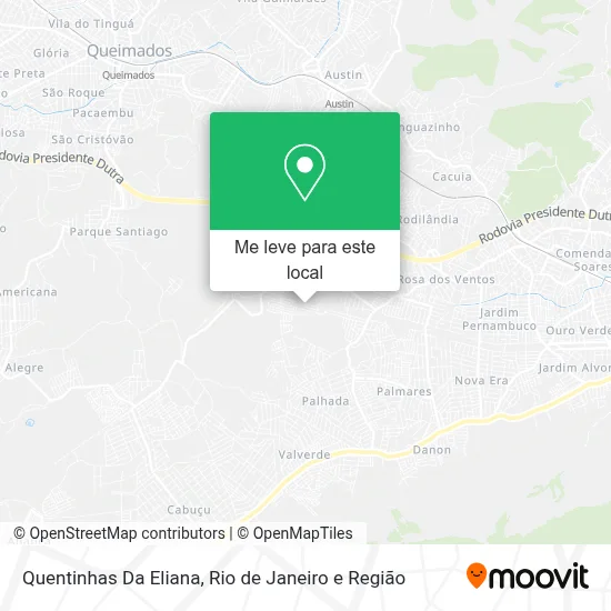 Quentinhas Da Eliana mapa