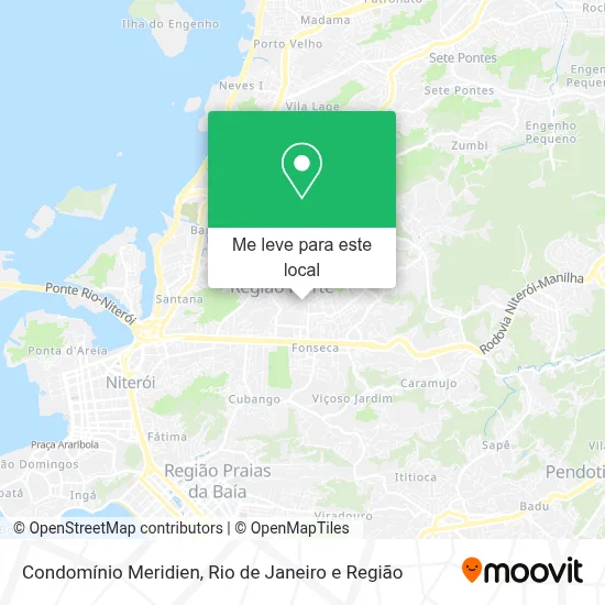 Condomínio Meridien mapa
