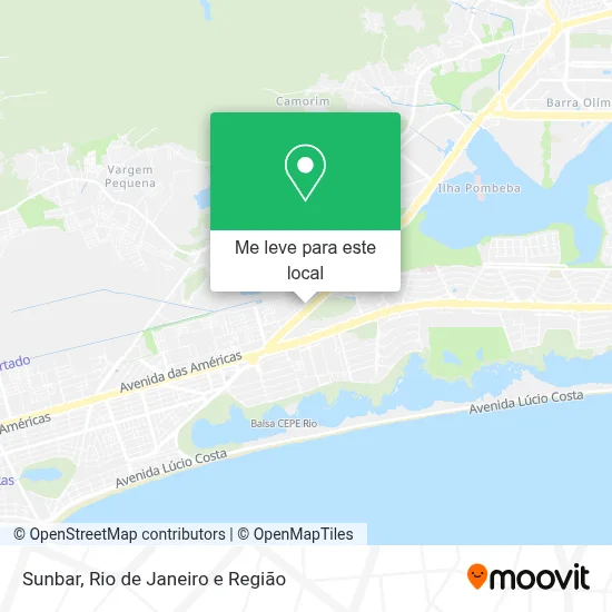 Sunbar mapa