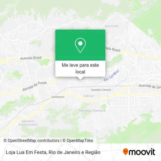 Loja Lua Em Festa mapa