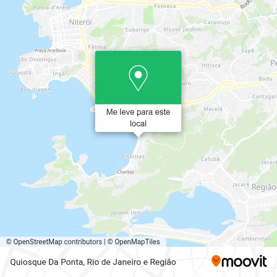 Quiosque Da Ponta mapa