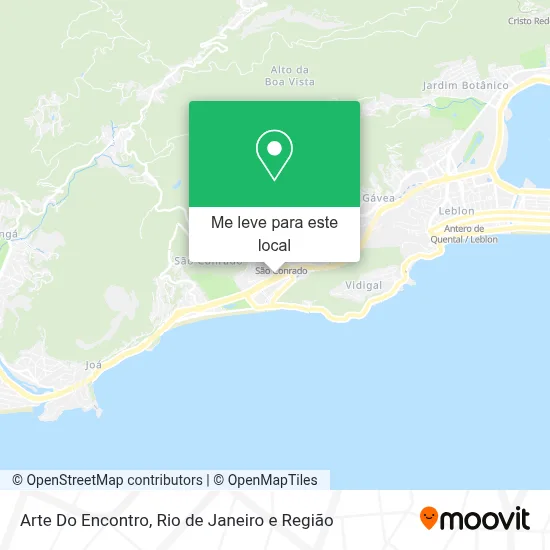 Arte Do Encontro mapa