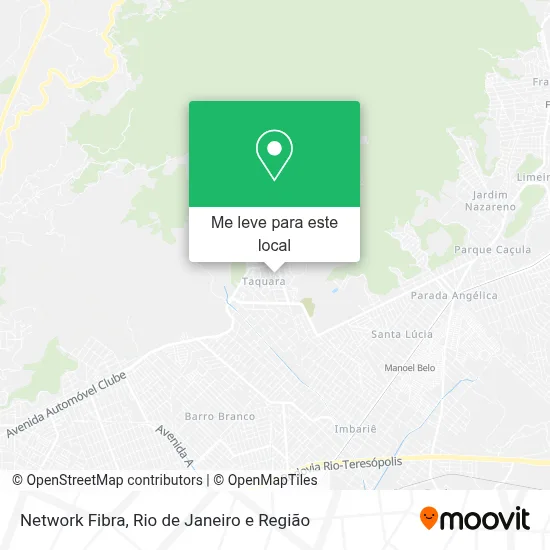 Network Fibra mapa