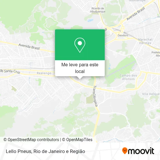 Lello Pneus mapa