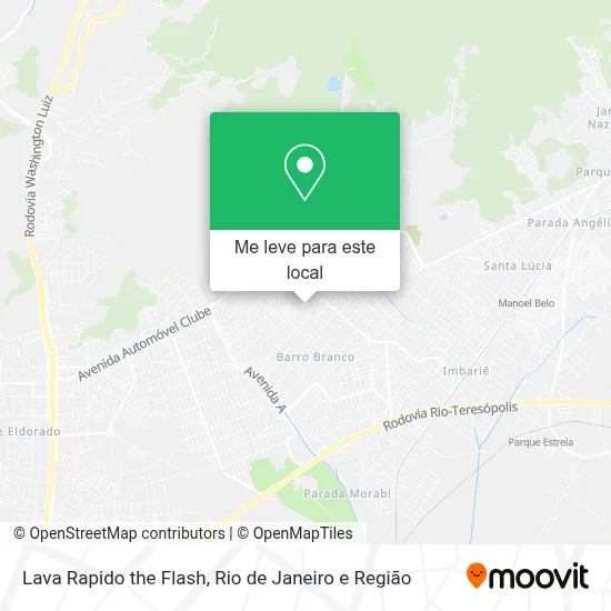 Lava Rapido the Flash mapa