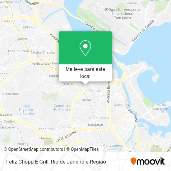 Feliz Chopp E Grill mapa