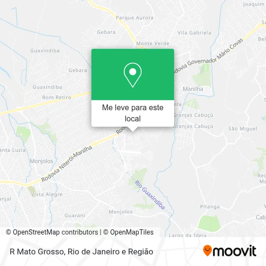 R Mato Grosso mapa