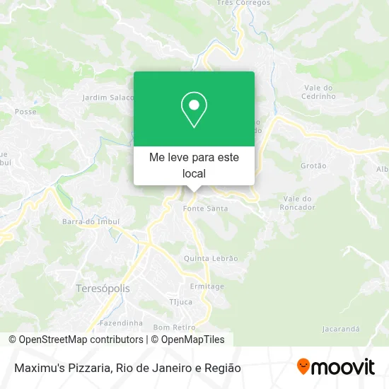 Maximu's Pizzaria mapa
