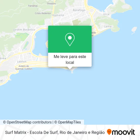 Surf Matrix - Escola De Surf mapa