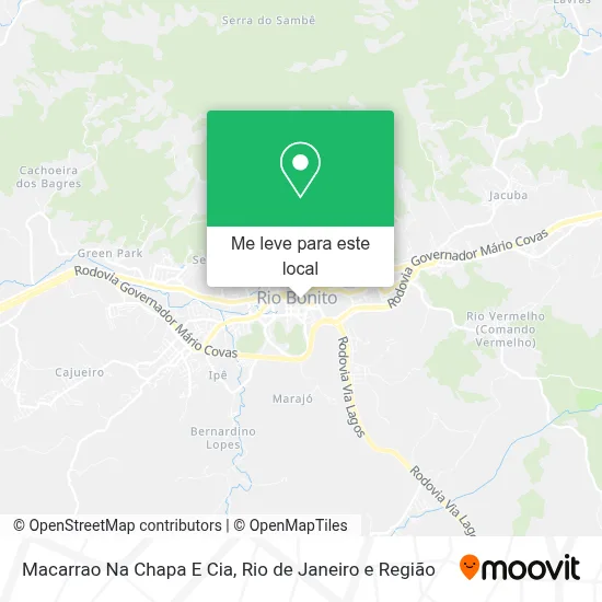 Macarrao Na Chapa E Cia mapa
