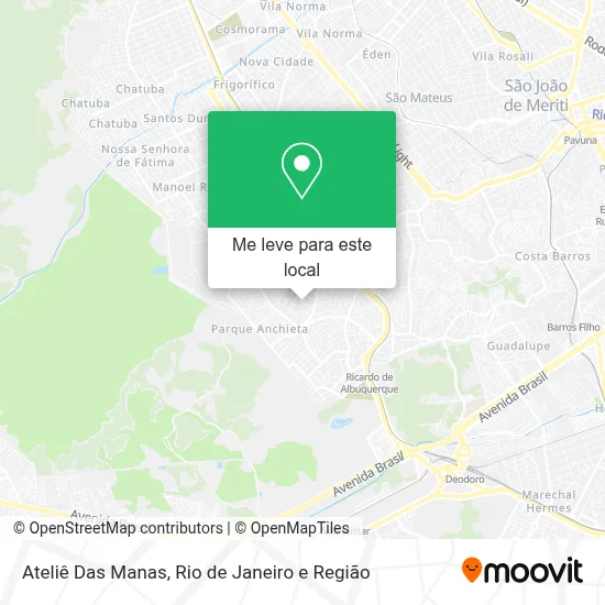 Ateliê Das Manas mapa