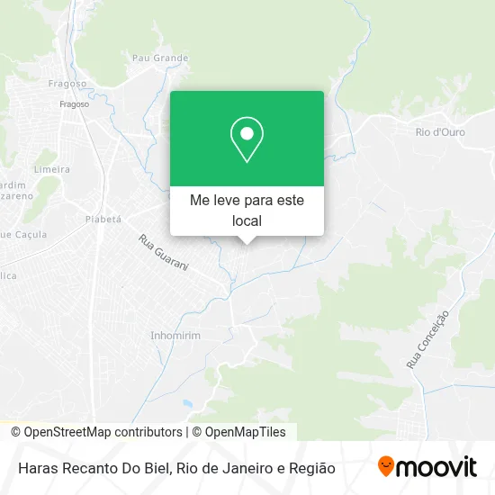 Haras Recanto Do Biel mapa