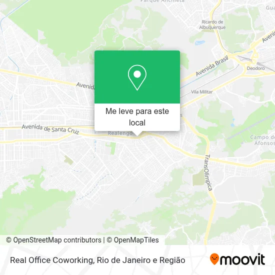 Real Office Coworking mapa