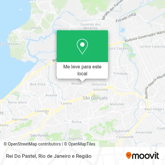 Rei Do Pastel mapa