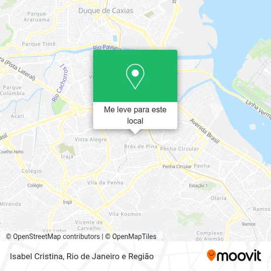 Isabel Cristina mapa