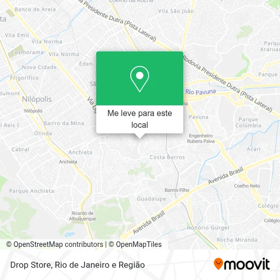 Drop Store mapa