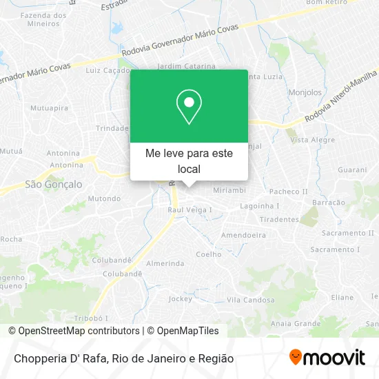 Chopperia D' Rafa mapa