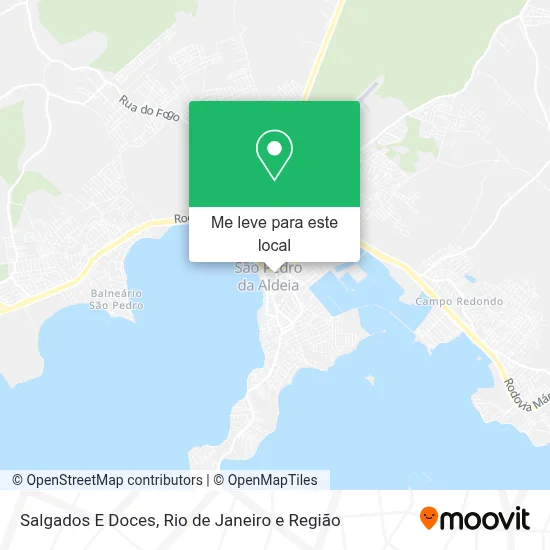 Salgados E Doces mapa