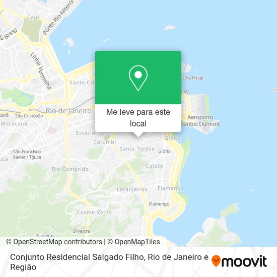 Conjunto Residencial Salgado Filho mapa