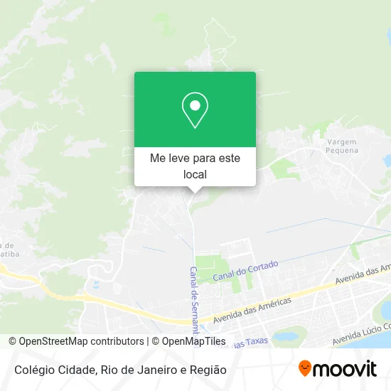 Colégio Cidade mapa