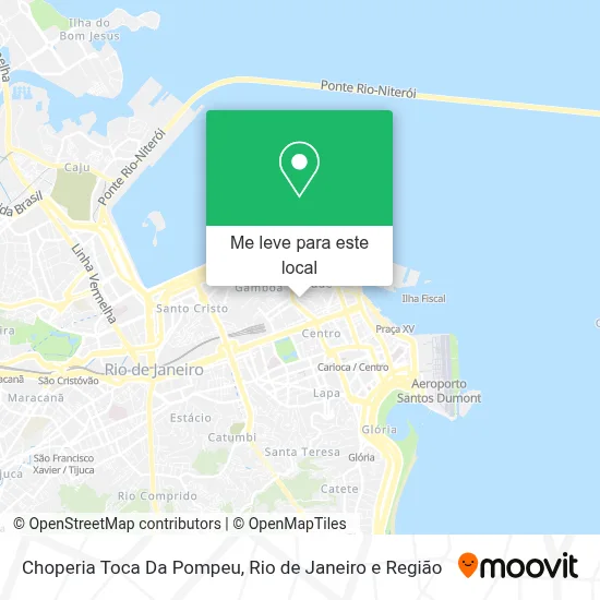Choperia Toca Da Pompeu mapa