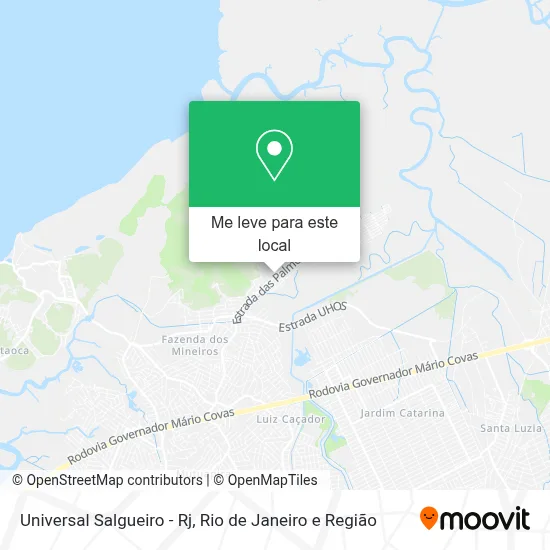 Universal Salgueiro - Rj mapa
