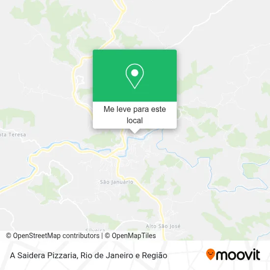 A Saidera Pizzaria mapa