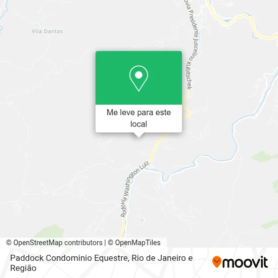 Paddock Condominio Equestre mapa