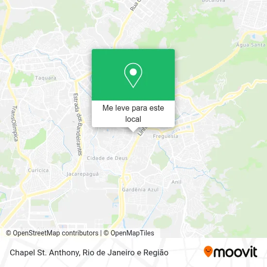 Chapel St. Anthony mapa