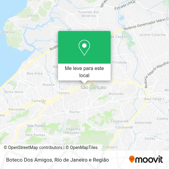 Boteco Dos Amigos mapa