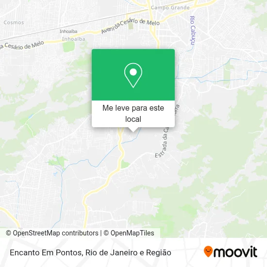 Encanto Em Pontos mapa