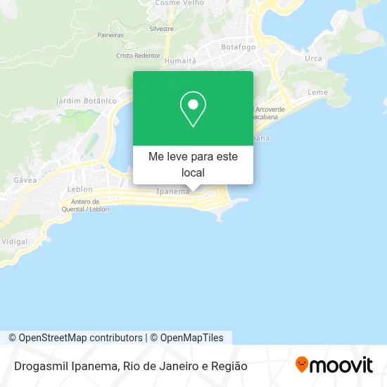 Drogasmil Ipanema mapa