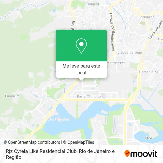 Rjz Cyrela Like Residencial Club mapa