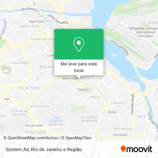 System Air mapa