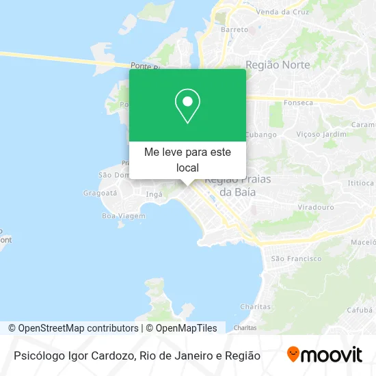 Psicólogo Igor Cardozo mapa