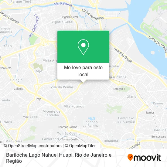 Bariloche Lago Nahuel Huapi mapa