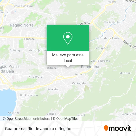 Guararema mapa